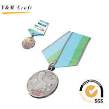 Nouvelle conception personnalisée en métal médaille avec logo (q09597)